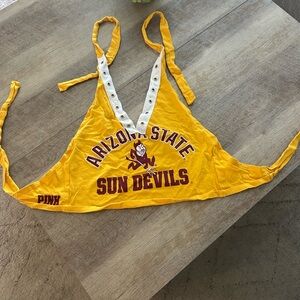 Victoria's Secret Pink Yellow Arizona State Tank Top